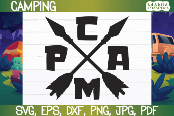 Camp Compass Svg Cut File Graphics Review