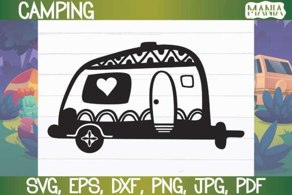 Camping Van Svg Cut File Graphics and Crafts Review