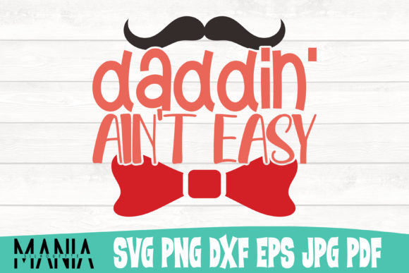 Daddin Ain’t Easy: A Bold Graphic Template for Creative Projects