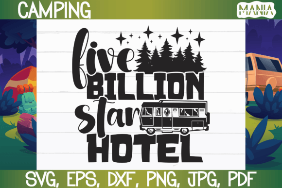 Five Billion Star Hotel Svg Cut File Graphics and Graphic Templates