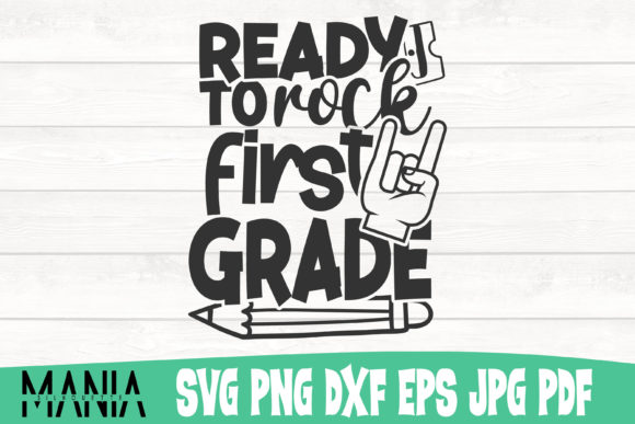 Ready to Rock First Grade Svg Cut File Review