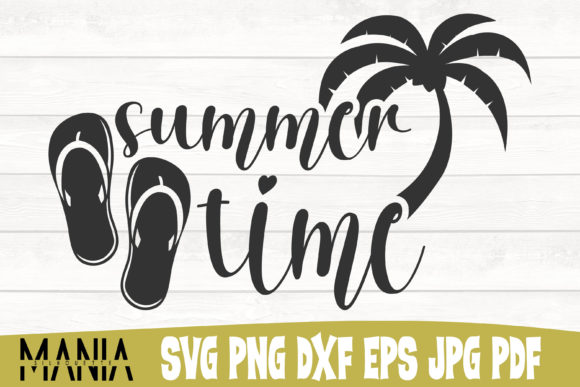 Summer Time Svg Cut FIle Design: Graphics and Graphic Templates for Bloggers