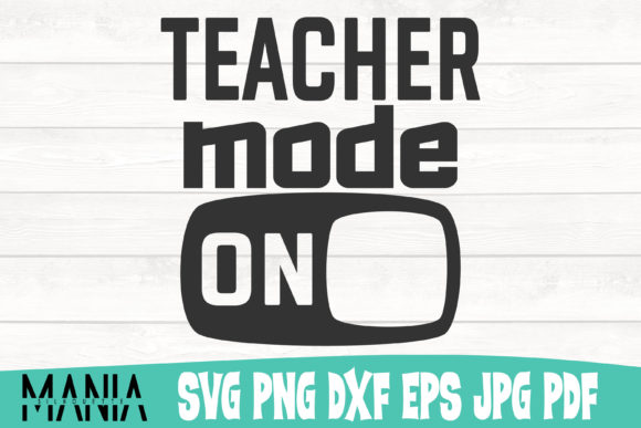 Teacher Mode SVG Design: A Polished Graphic Template for Creative Projects