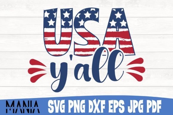 USA Y all Svg Cut File Design Graphics Review