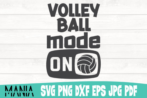 Volleyball Mode on Svg Cut File Design Graphics and Graphic Templates