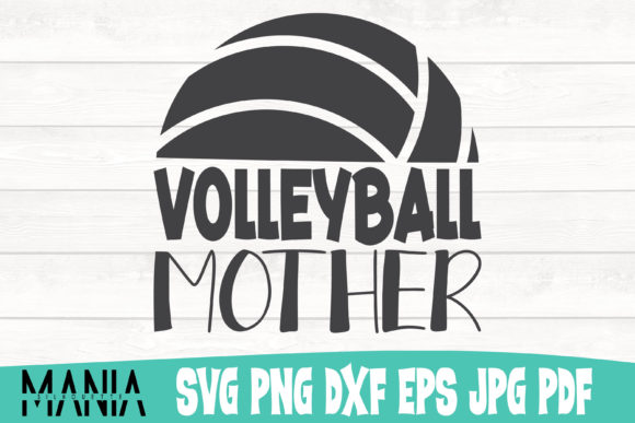 Volleyball Mother Svg Cut File Design Graphics Review